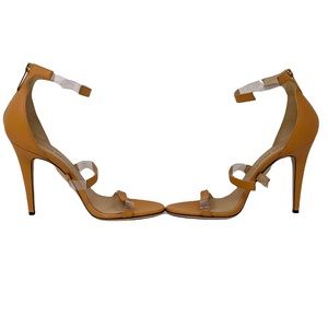 Tamara Mellon Tan Strappy Heels